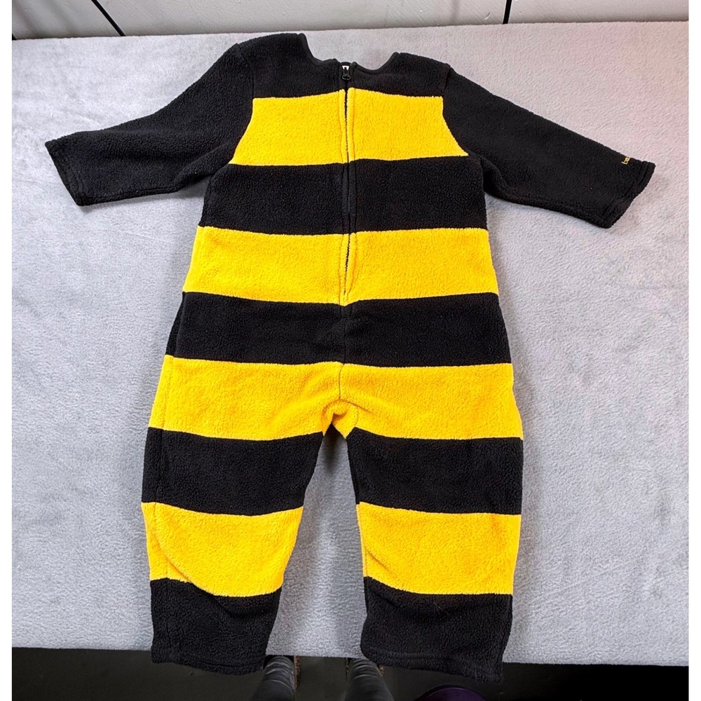 Vintage Y2K 2006 Baby Gap Bumblebee Halloween Costume 18-24M Thick Fleece Wings